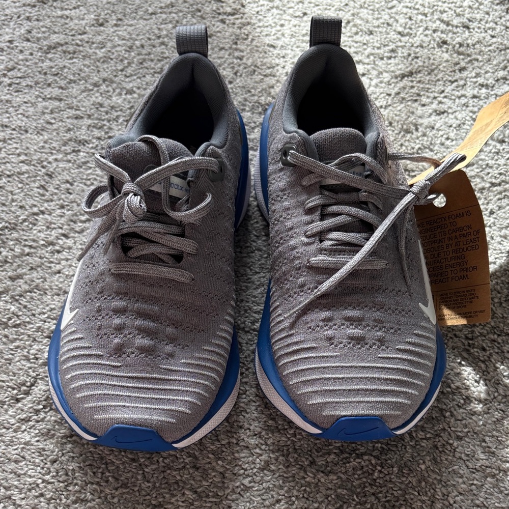 Nike ReactX Infinity Run 4 TB 'Cool Grey Game Royal' womens